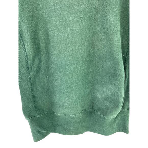 Vtg 90s Mens XL Champion Reverse Weave Forest Green Spellout Crewneck Sweatshirt - Picture 6 of 7